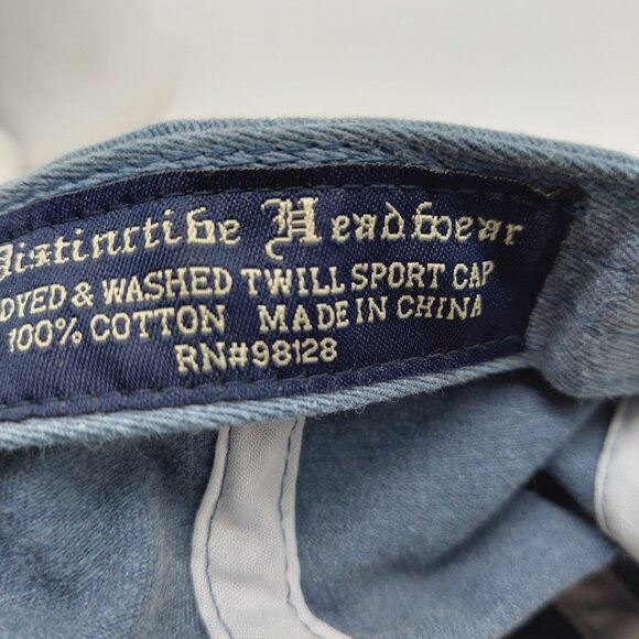 Harbour Island Tampa Bay Hat Blue Yellow Strap Back Embroidered - Picture 7 of 7